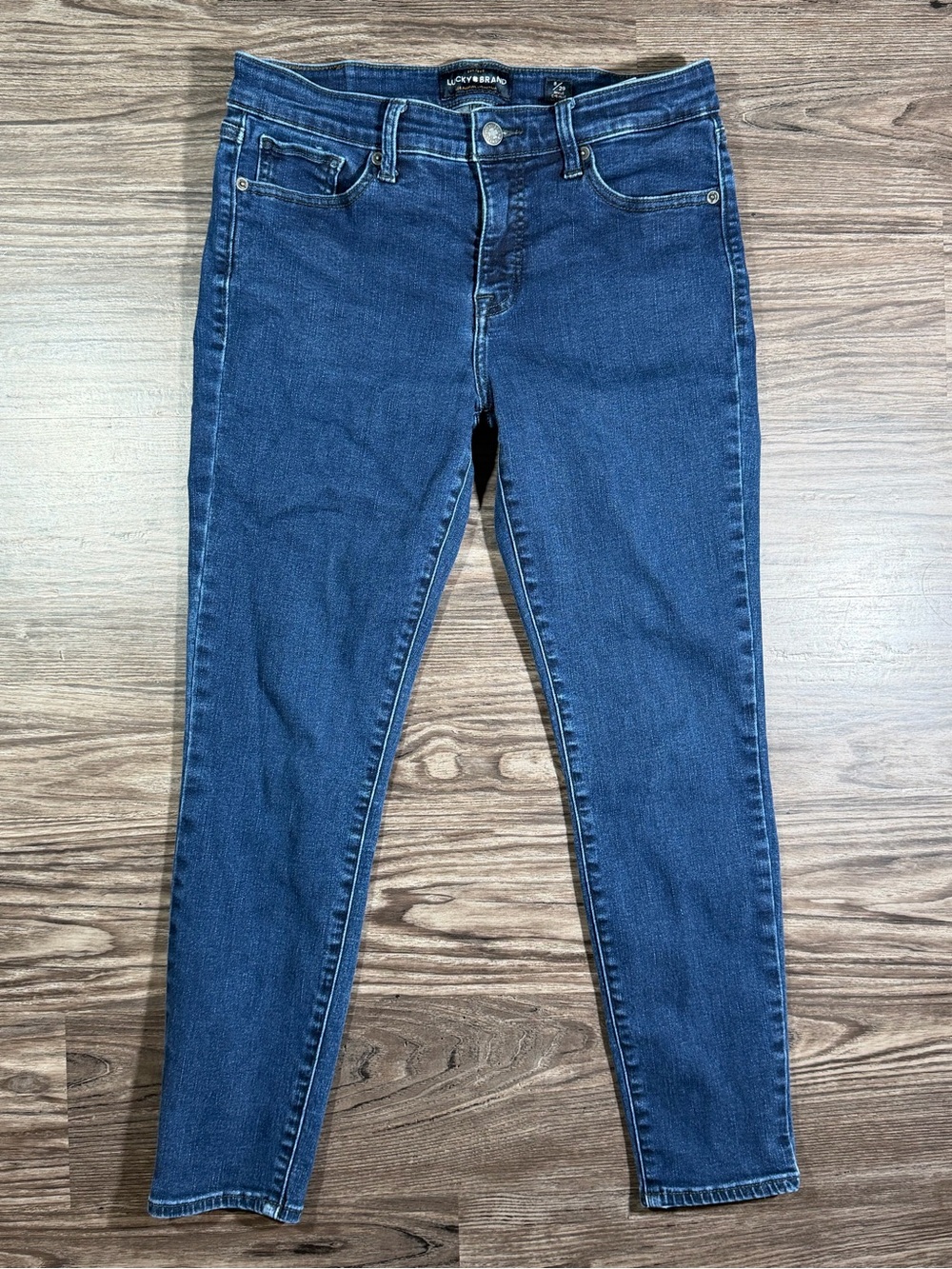 LUCKY BRAND CHEVILLE ANKLE Mid Rise AVA SKINNY Jeans 8 / 29